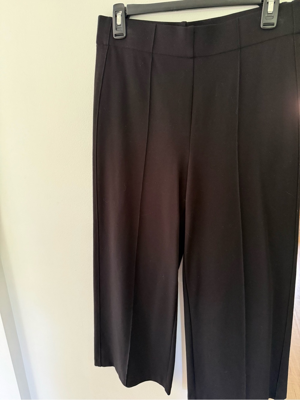 Classic Black Wide-Leg Women's Pants